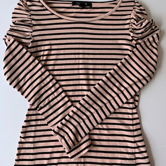 Forever 21 striped long sleeve top, Junior Large - Picture 3 of 9